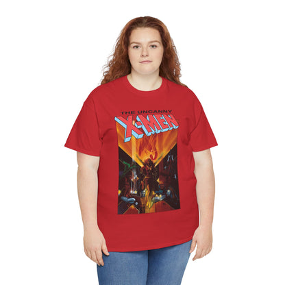 Uncanny X-Men T-Shirt - Bill Sienkiewicz Art - Phoenix, Cyclops, Colossus, Wolverine - Marvel Comics