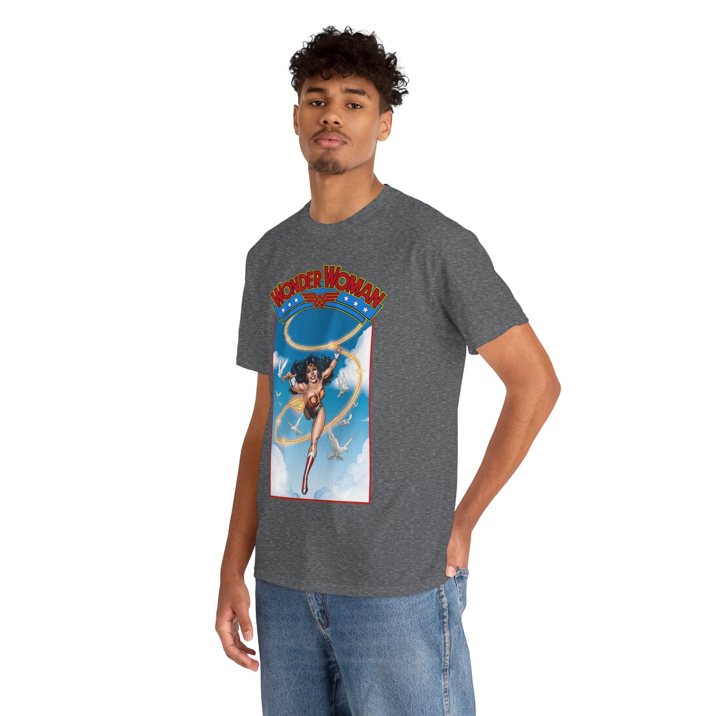 Wonder Woman T-Shirt - George Perez Art - Post-Crisis 1980s Retro Graphic - Themyscira - DC Comics