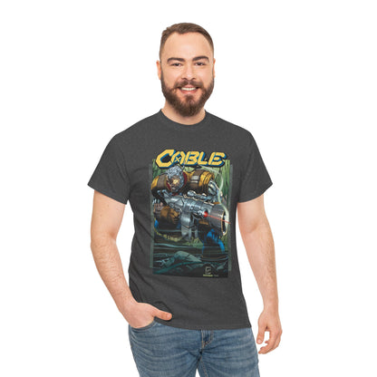 Cable T-Shirt - Greg Capullo Art - X-Force Leader, Mutant Fighter - Nathan Summers - Marvel Comics
