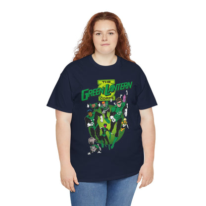 Green Lantern Corps T-Shirt - Joe Staton Art - Hal Jordan, John Stewart, Arisia, Kilowog, Katma Tui - DC Comics