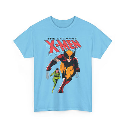 Wolverine & Rogue T-Shirt - Paul Smith Art - X-Member, Mutants - Marvel Comics - Uncanny X-Men #173 Cover - Logan
