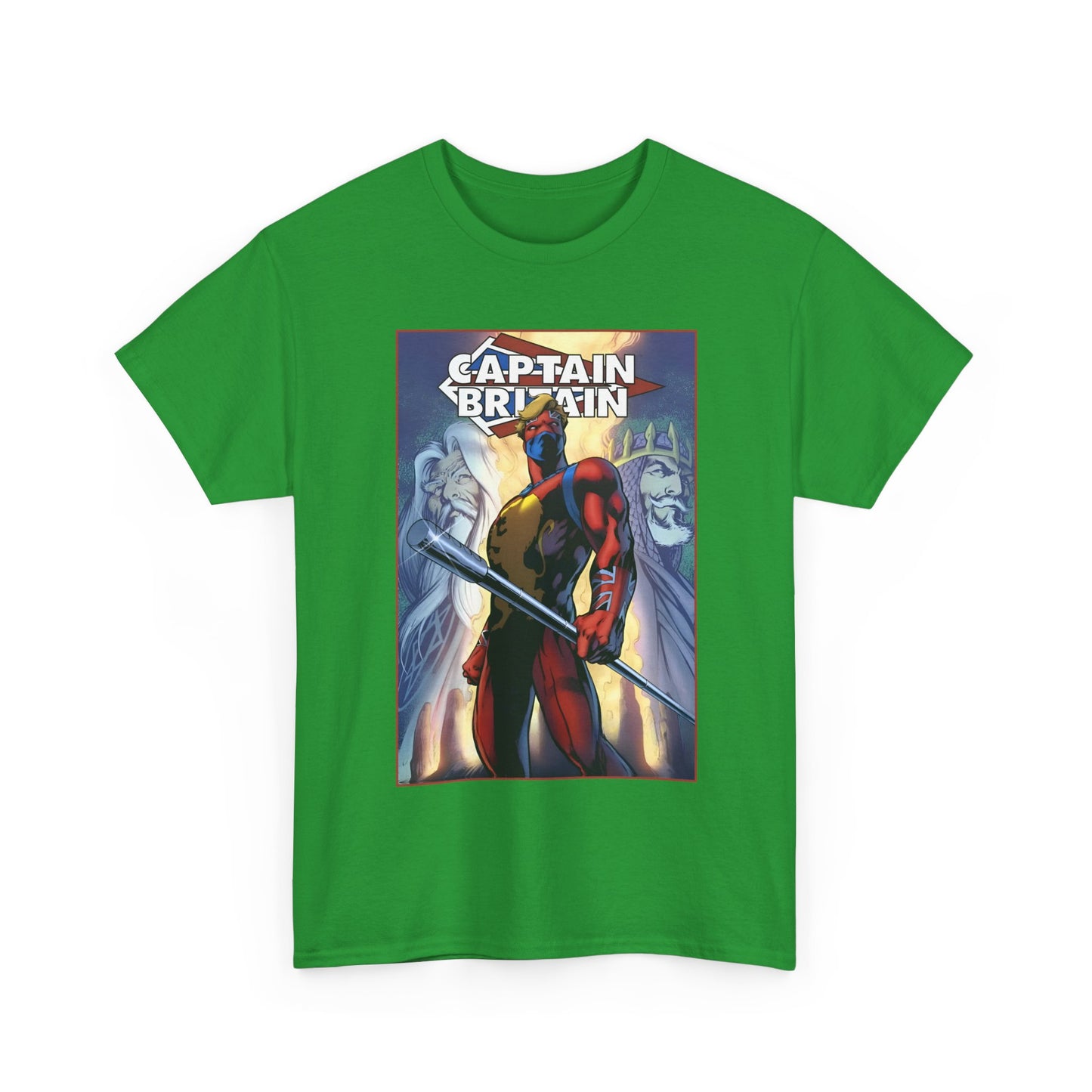 Captain Britain T-Shirt - Alan Davis Art - Excalibur Member - Marvel Comics