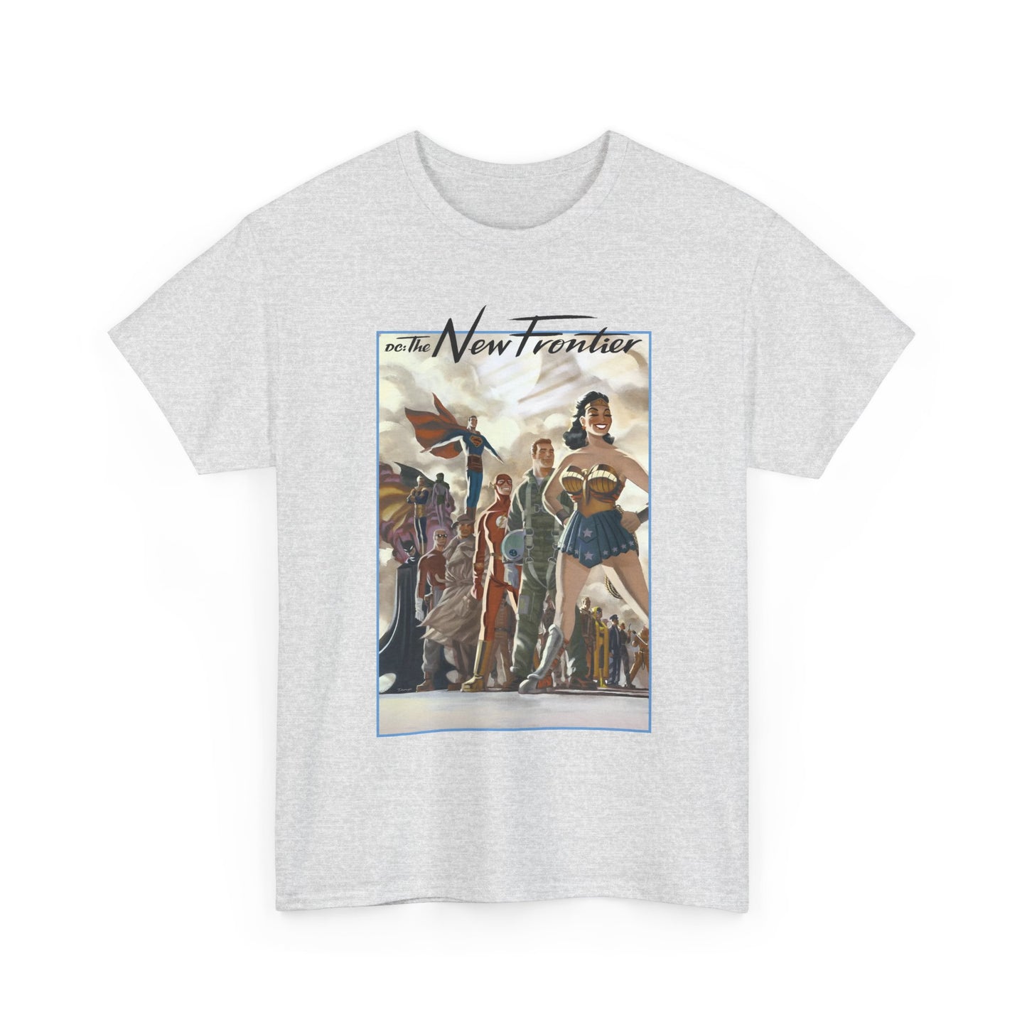 DC: The New Frontier T-Shirt - Darwyn Cooke Art - Superman, Wonder Woman, Flash, Batman - DC Comics