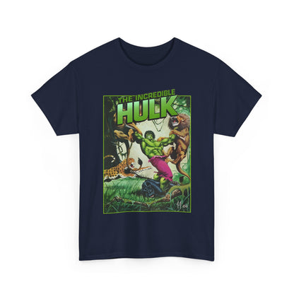 Incredible Hulk T-Shirt - Joe Jusko Art - Hulk Fighting Lions and Tigers - Marvel Comics