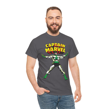 Captain Marvel T-Shirt - Gene Colan Art - #1 Cover Art, 1968 - Marvel Comics