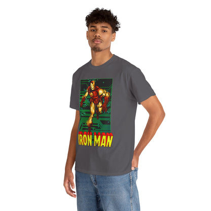 Iron Man T-Shirt - John Byrne Art - Tony Stark, Stark Industries - Avengers Member & Leader - Marvel Comics Armored Hero