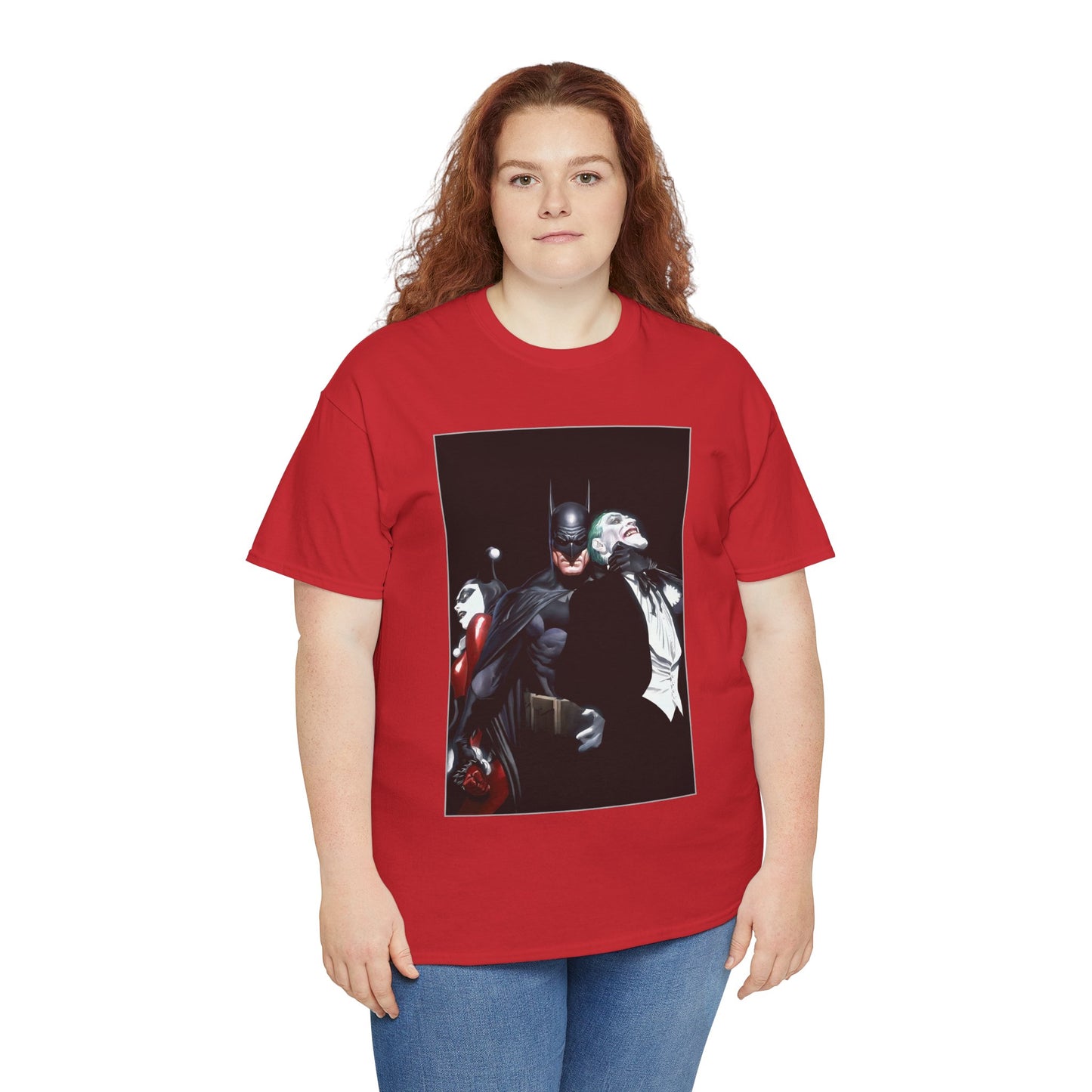 Batman T-Shirt - Alex Ross Art - Joker & Harley Quinn - DC Comics