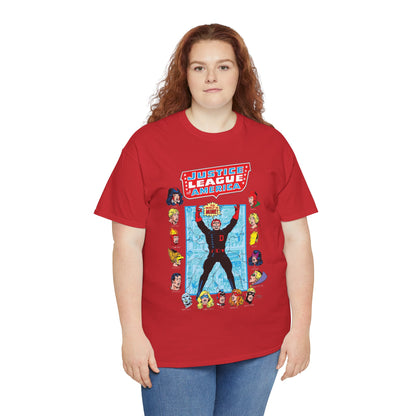 Justice League of America T-Shirt - George Perez Art - Justice Society, All-Star Squadron Team-Up DC Comics