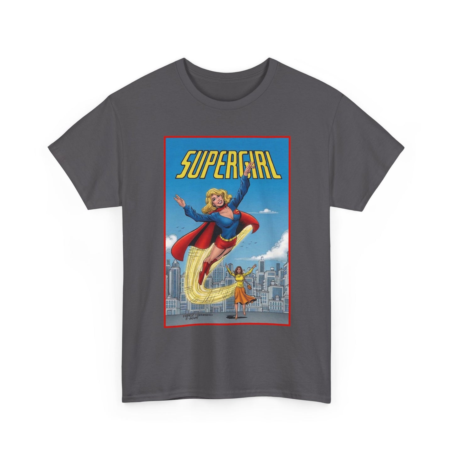 Supergirl T-Shirt - George Perez Art - Kara, Maid of Might - 2026 Movie - DC Comics
