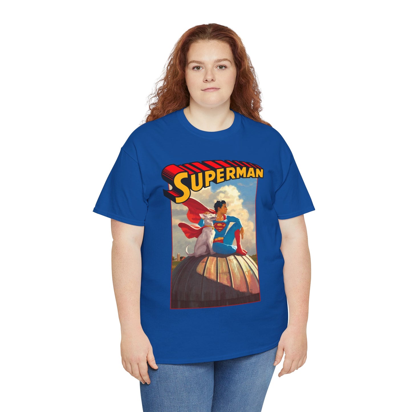 Superman & Krypto T-Shirt - 2025 Movie - Superdog from Krypton - Man of Steel, Smallville - DC Comics