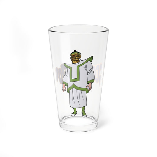 Ghost of Zen Tuo Pint Glass, 16oz - Scooby Doo Villain - Beloved Hanna-Barbera Cartoon - Mystery Mask Mix-Up