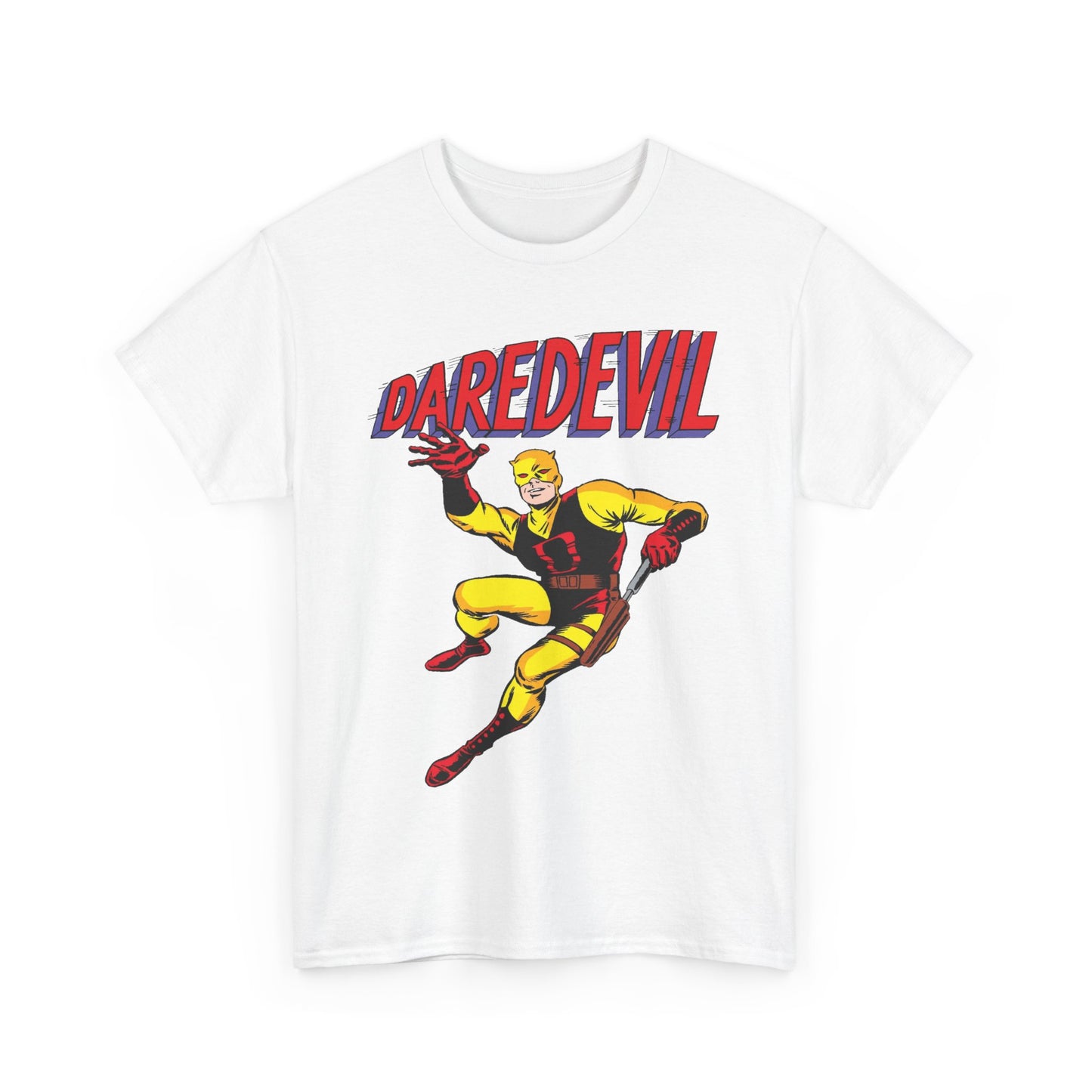 Daredevil T-Shirt - Yellow Costume - Silver Age #1 Cover Art - Marvel Comics