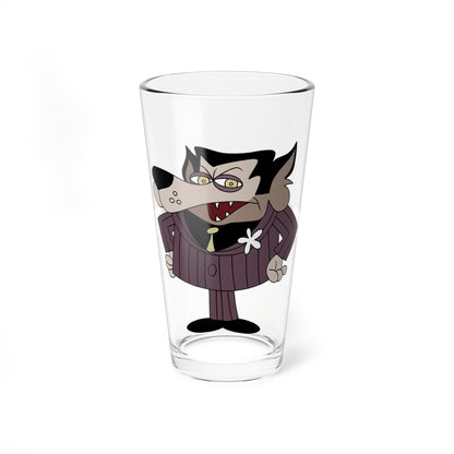 Riff Raff Pint Glass, 16oz - Underdog Foe - Saturday Morning Cartoon - 1960s TV Bad Guy