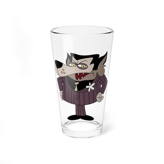 Riff Raff Pint Glass, 16oz - Underdog Foe - Saturday Morning Cartoon - 1960s TV Bad Guy