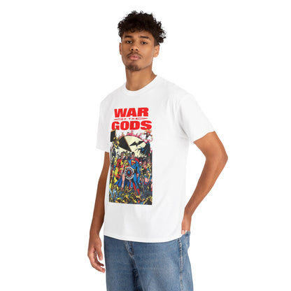 War of the Gods T-Shirt - George Perez Art - Wonder Woman Story - Superman, Captain Marvel, Hawkman, Firestorm, Dr Fate, Troia, Lobo, Batman - DC Comics