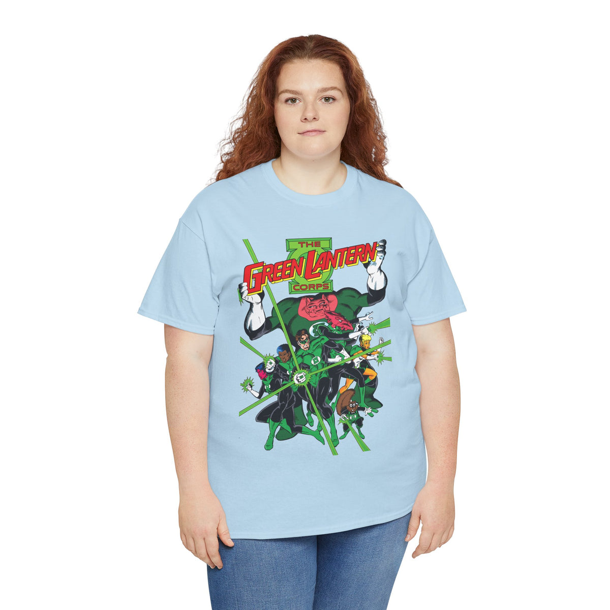 Green Lantern Corps T-Shirt - Joe Staton Art - Hal Jordan, John Stewart, Katma Tui, Arisia, Kilowog - DC Comics