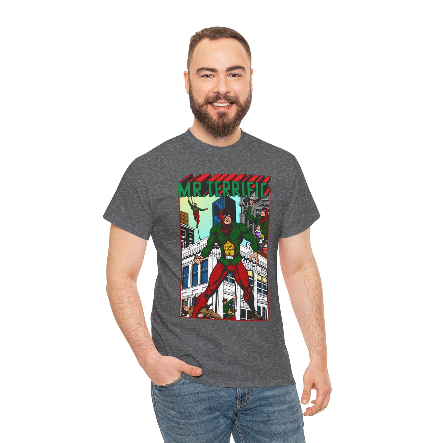Mr Terrific T-Shirt - JSA Member - Golden Age Hero - DC Comics