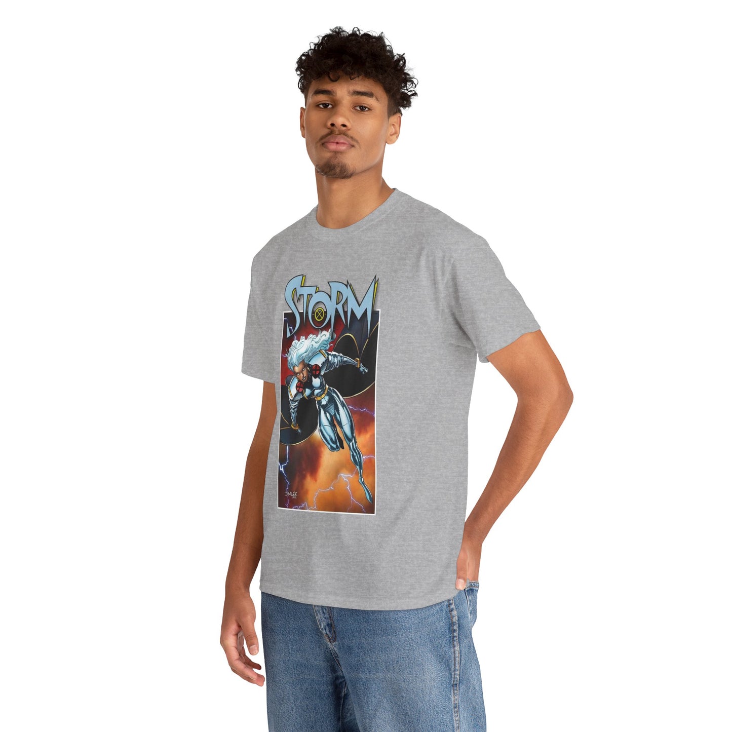Storm T-Shirt - Jim Lee Art - Ororo - Uncanny X-Men Member & Leader - Heroic Mutant - Marvel Comics