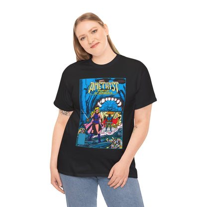 Amethyst, Princess of Gemworld T-Shirt - George Perez & Ernie Colon Art - The Last Battle Vs Dark Opal - DC Comics