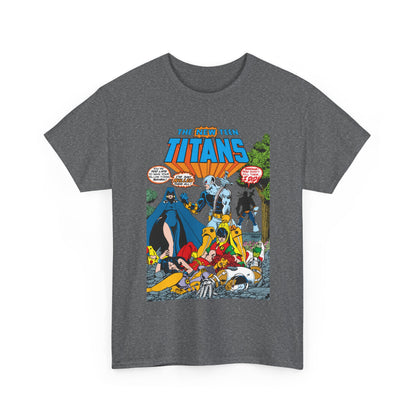 New Teen Titans T-Shirt - George Perez Art - #2 Cover Art - Deathstroke & Ravager - DC Comics