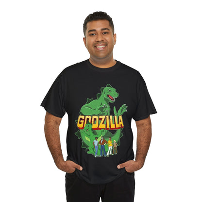 Godzilla T-Shirt - Popular 1970s Hanna-Barbera Cartoon - Godzooky - Retro 70s Animation - Toho - King of the Monsters