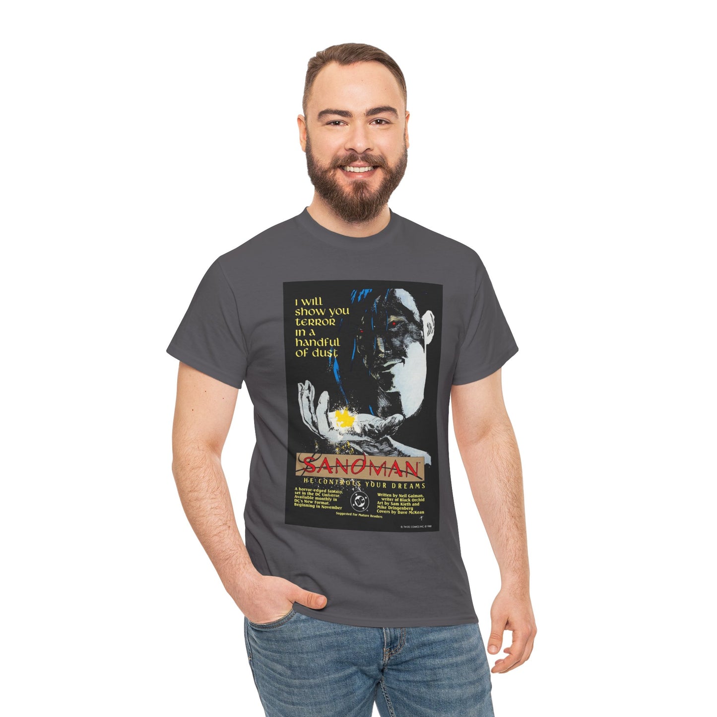 Sandman Ad T-Shirt - 1988 DC/Vertigo Comics