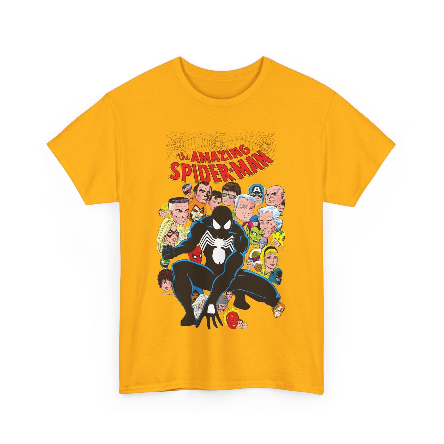Amazing Spider-Man T-Shirt - Green Goblin, Kingpin, Hobgoblin, Electro, Black Cat, Mysterio, Doctor Octopus, Gwen Stacy - Marvel Comics