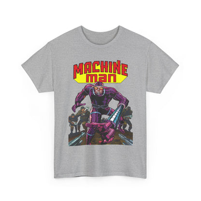 Machine Man T-Shirt - Jack Kirby Creation - Popular 1970s Hero - Marvel Comics