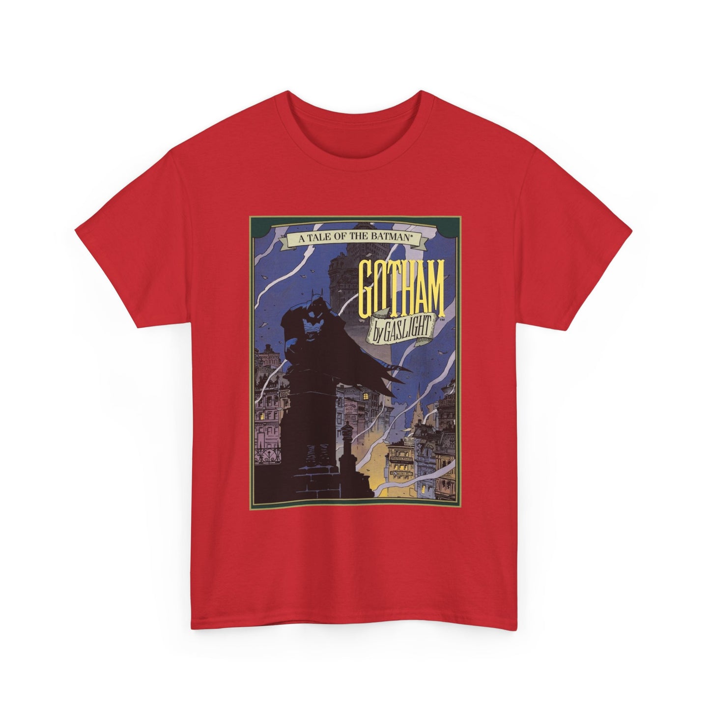 Batman: Gotham by Gaslight T-Shirt - Mike Mignola Art - 19th Century Jack the Ripper Story - Elseworlds - DC Comics