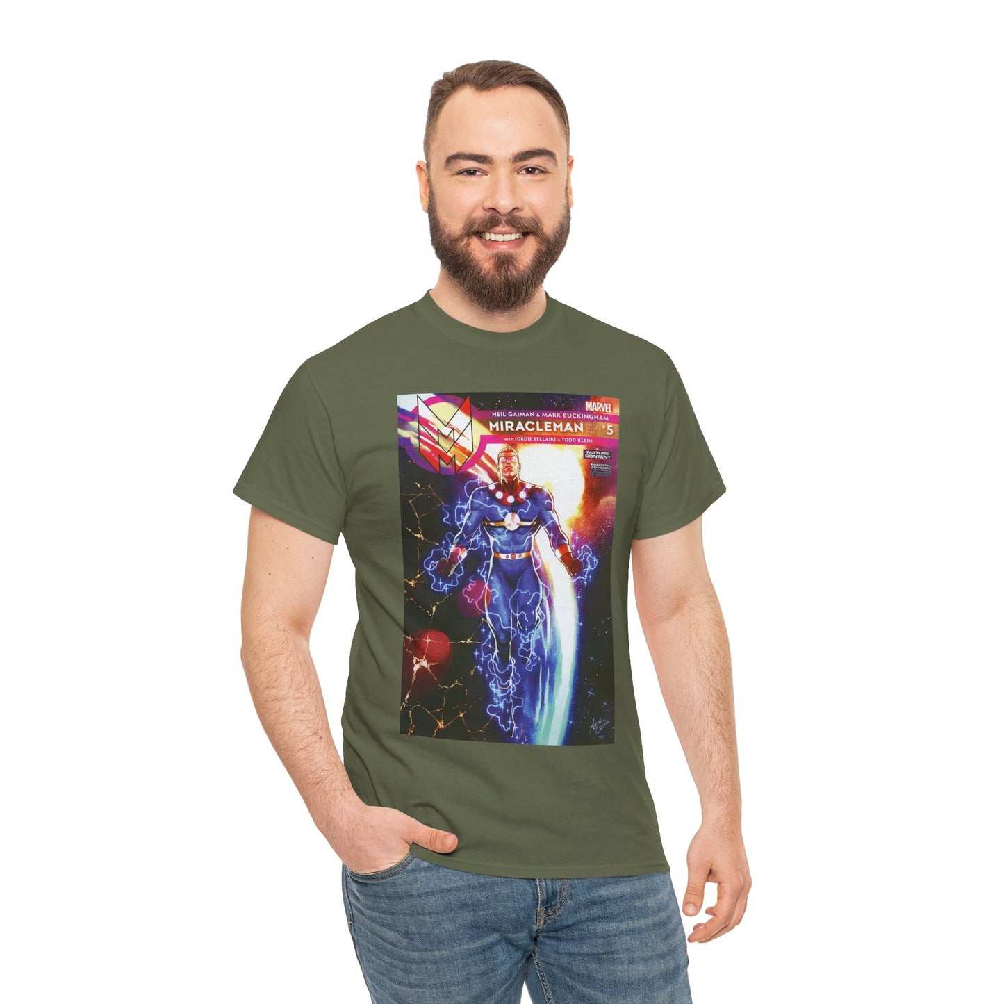 Miracleman #5 T-Shirt - Martin Coccolo Art - Marvel Comics