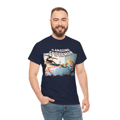 Amazing-Spiderman T-Shirt - Charles Vess Art - Vs Hobgoblin - Peter Parker - Marvel Comics
