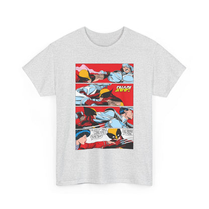 Wolverine Vs Silver Samurai Fight Page 3 T-Shirt - Uncanny X-Men #173 - Marvel Comics