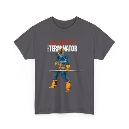 Deathstroke T-Shirt - George Perez Art - New Teen Titans Foe & Mercenary - Slade Wilson, Father of Jericho and Ravager - DC Comics - The Terminator