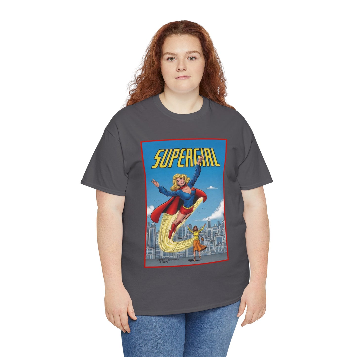 Supergirl T-Shirt - George Perez Art - Kara, Maid of Might - 2026 Movie - DC Comics
