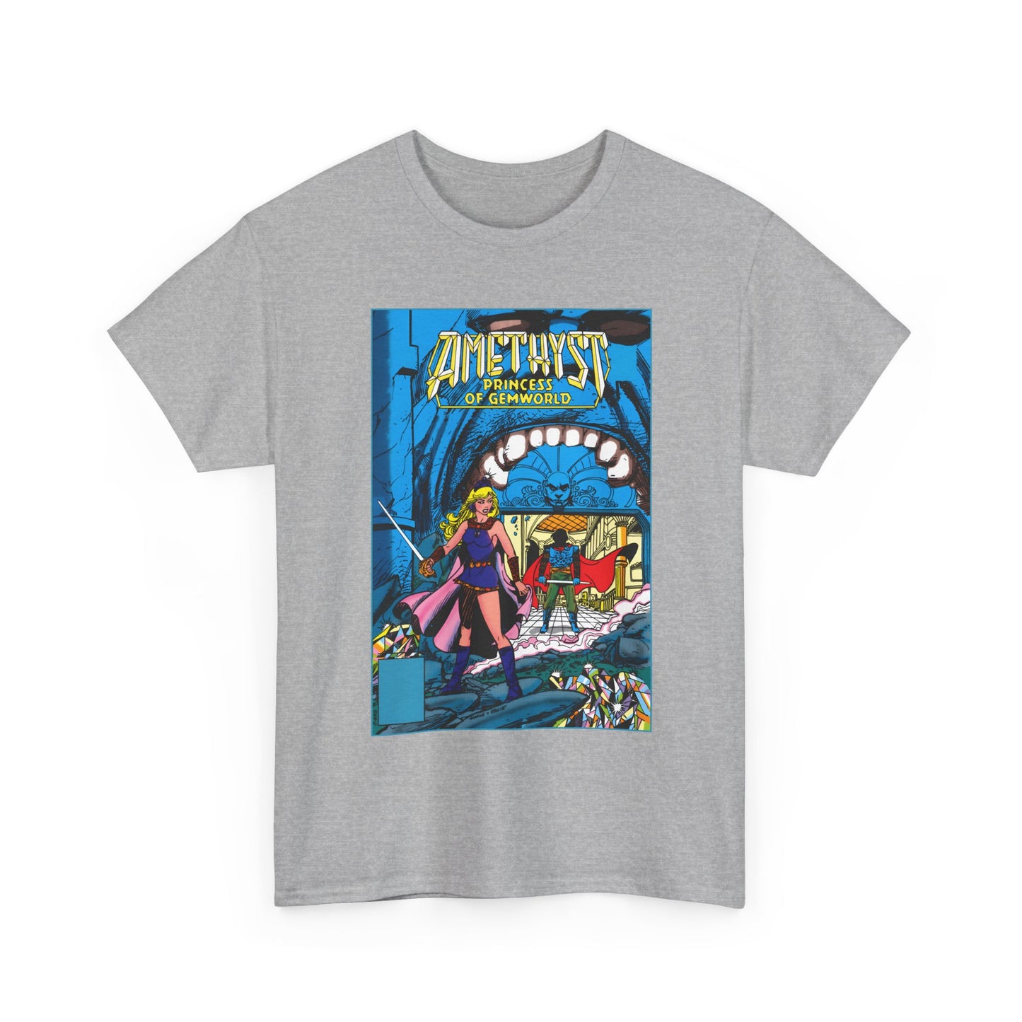 Amethyst, Princess of Gemworld T-Shirt - George Perez & Ernie Colon Art - The Last Battle Vs Dark Opal - DC Comics