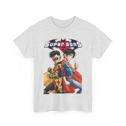 Super Sons T-Shirt - Jorge Jimenez Art - Superboy & Robin - Jon Kent & Damian Wayne - DC Comics - Sons of Superman & Batman