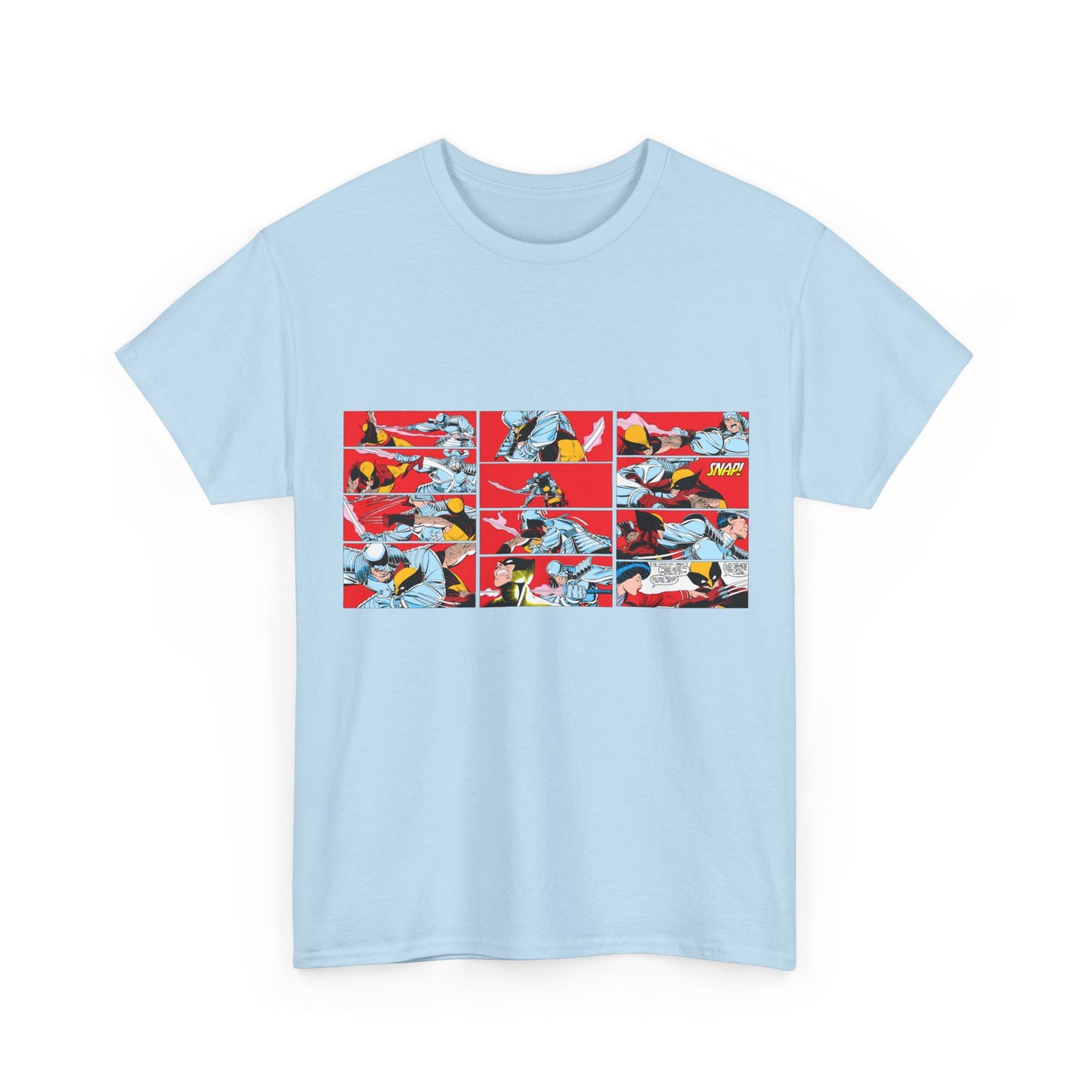 Wolverine Vs Silver Samurai Fight Pages 1-3 T-Shirt - Uncanny X-Men #173 - Marvel Comics