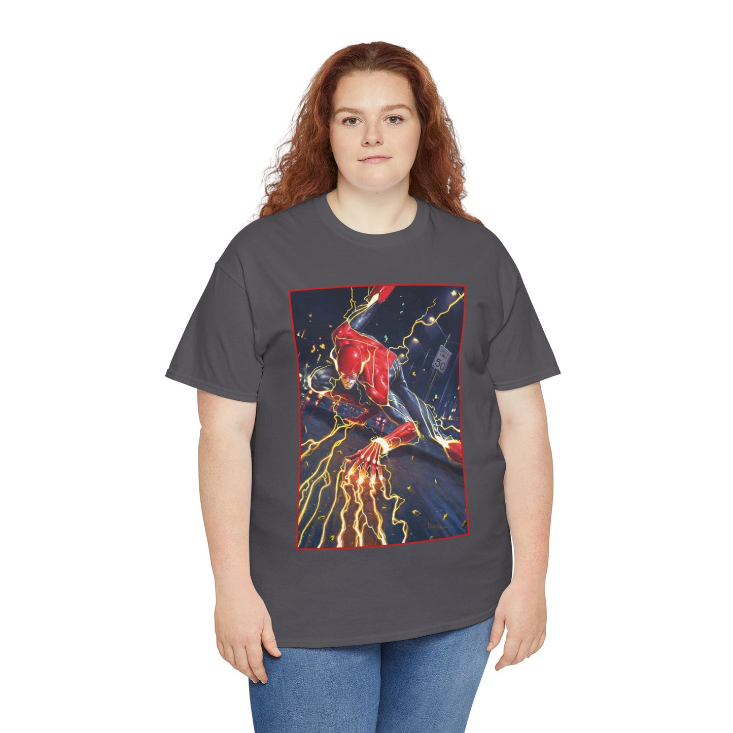 Flash T-Shirt - Davide Paratore Art - DC Comics