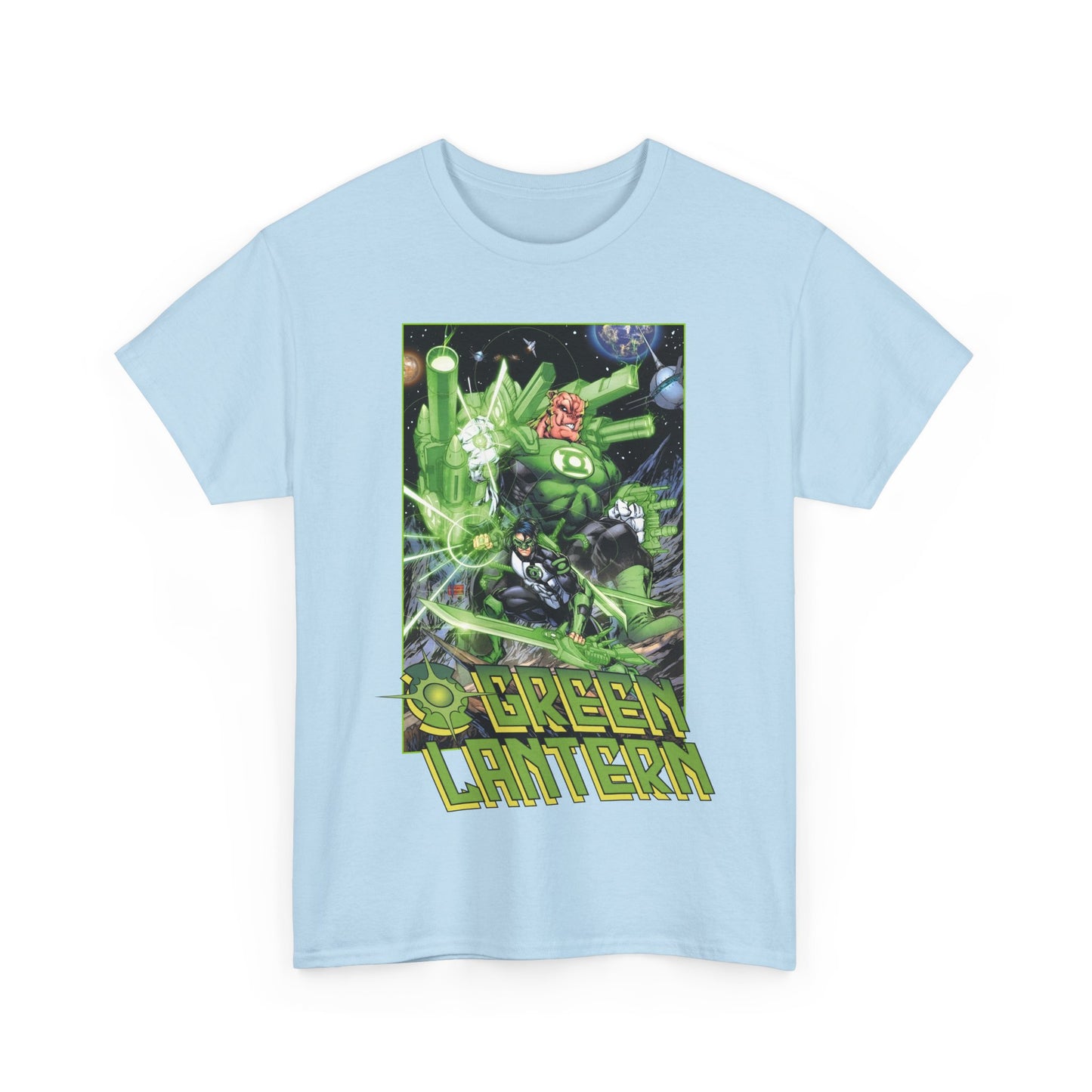 Green Lantern T-Shirt - Kyle Rayner & Kilowog - DC Comics - Green Lantern Corps