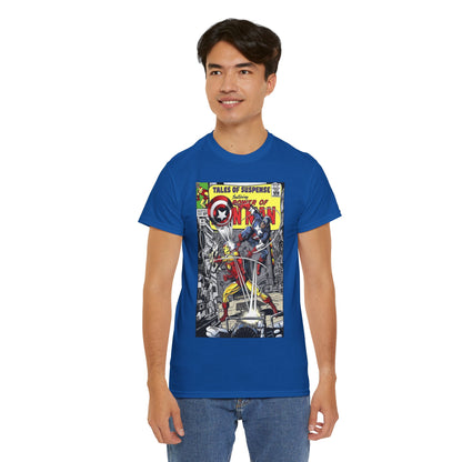 Tales of Suspense T-Shirt - George Perez #58 Cover Homage Art - Captain America & Iron Man - Marvel Comics