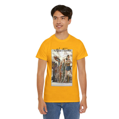 DC: The New Frontier T-Shirt - Darwyn Cooke Art - Superman, Wonder Woman, Flash, Batman - DC Comics
