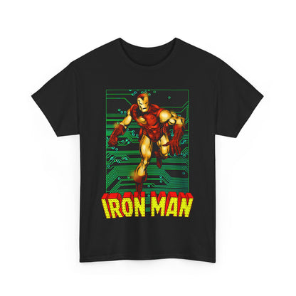 Iron Man T-Shirt - John Byrne Art - Tony Stark, Stark Industries - Avengers Member & Leader - Marvel Comics Armored Hero