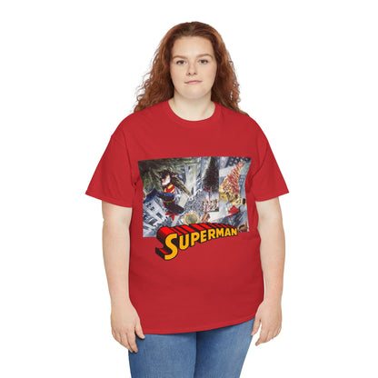 Superman Christmas Tree T-Shirt - Alex Ross Art - DC Comics