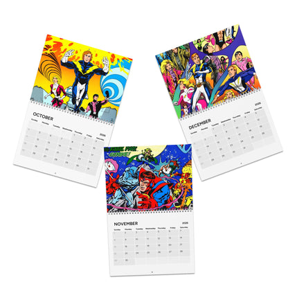 Legion of Super-Heroes Calendar (2026) - Superboy, Cosmic Boy, Saturn Girl - DC