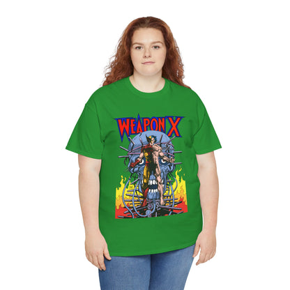 Weapon X T-Shirt - Barry Windsor-Smith Art - Wolverine Origin Story Before He Joined the X-Men - Logan, Mutant Leader - Marvel Comics