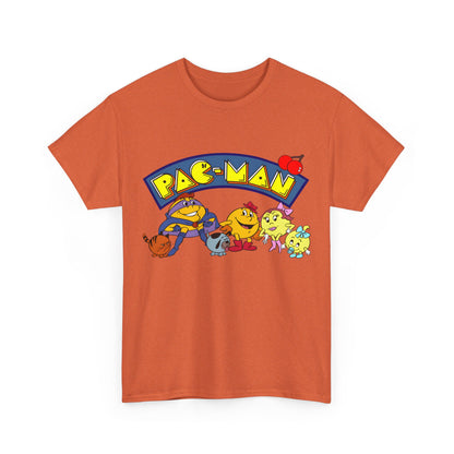 Pac-Man T-Shirt - Ms Pac-Man, Baby Pac - Hanna-Barbera Saturday Morning Cartoon - Popular 1980s TV Animation