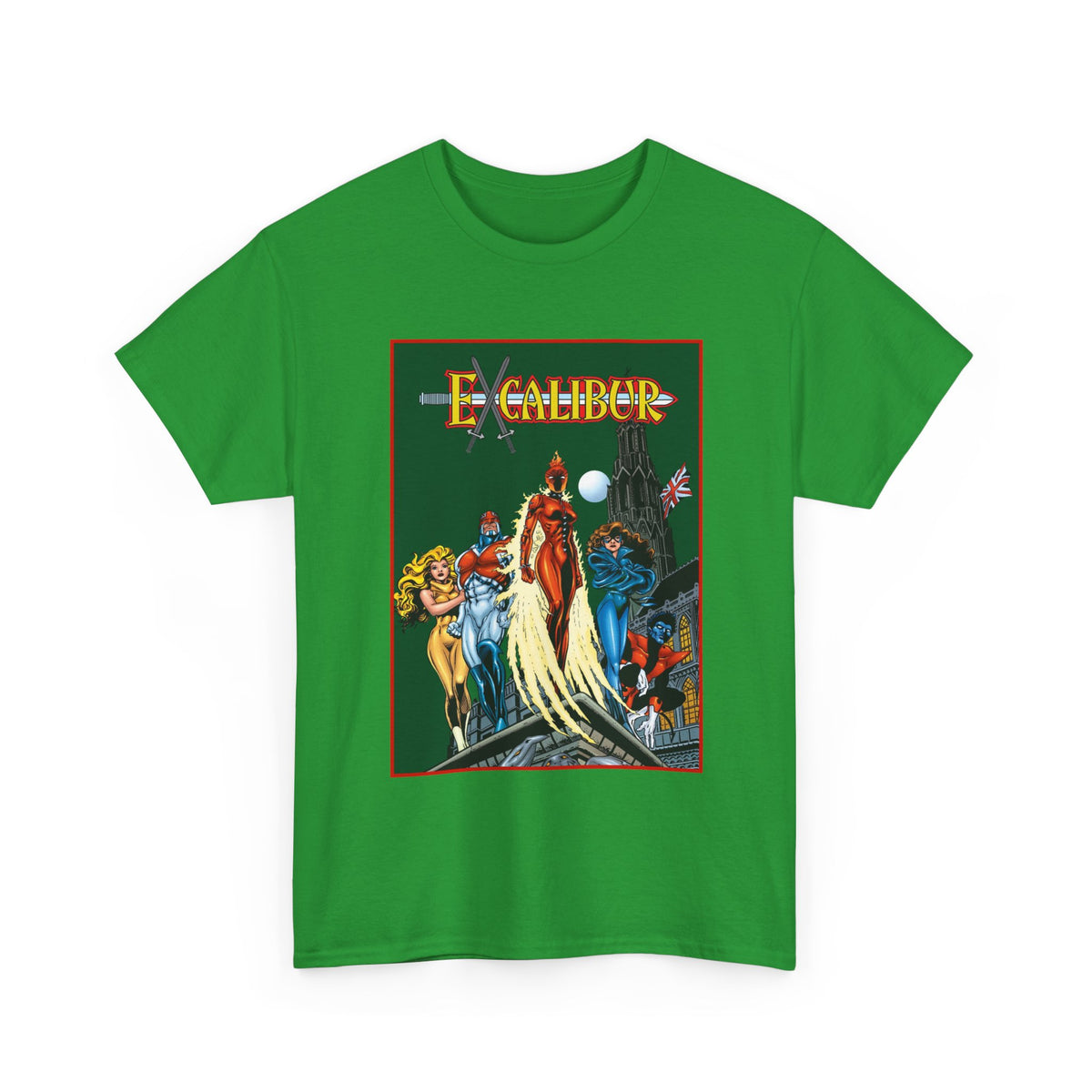 Excalibur T-Shirt - Nightcrawler, Phoenix, Captain Britain - Alan Davis Art - Marvel Comics