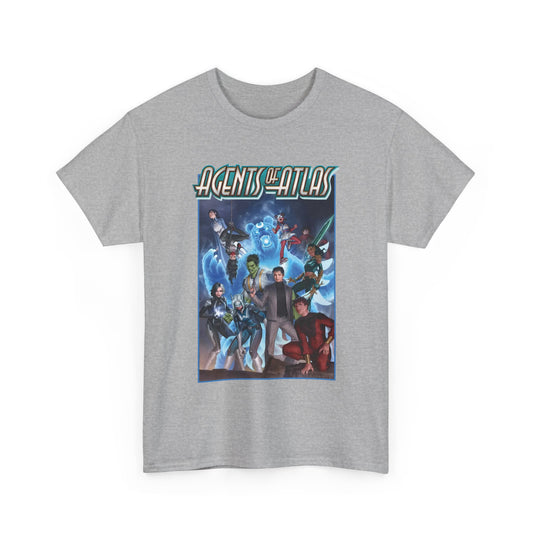 Agents of Atlas T-Shirt - Shang-Chi, White Fox, Aero, Luna Snow, Silk - Marvel Comics