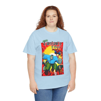 New Fantastic Four T-Shirt - Arthur Adams Art - Wolverine, Ghost Rider, Spider-Man, Hulk - Marvel Comics