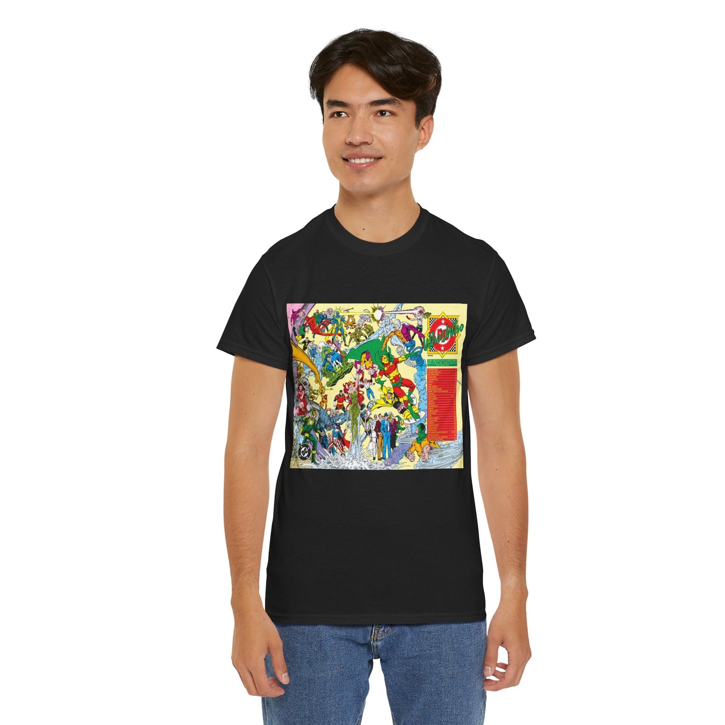 Who's Who in the DC Universe T-Shirt - George Perez Art - Mr. Miracle, Metamorpho - #15 Cover Art - DC Comics